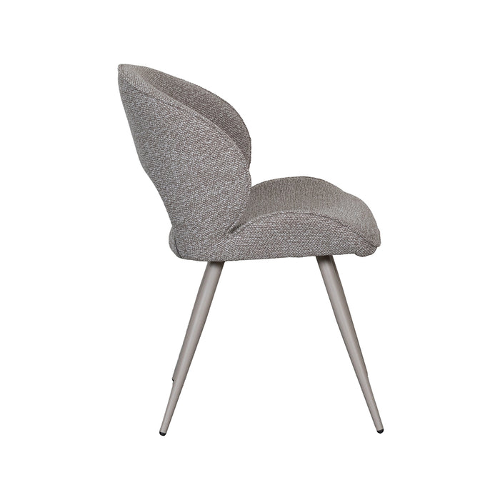 LABEL51 Eetkamerstoel Sakura Bouclé Mushroom