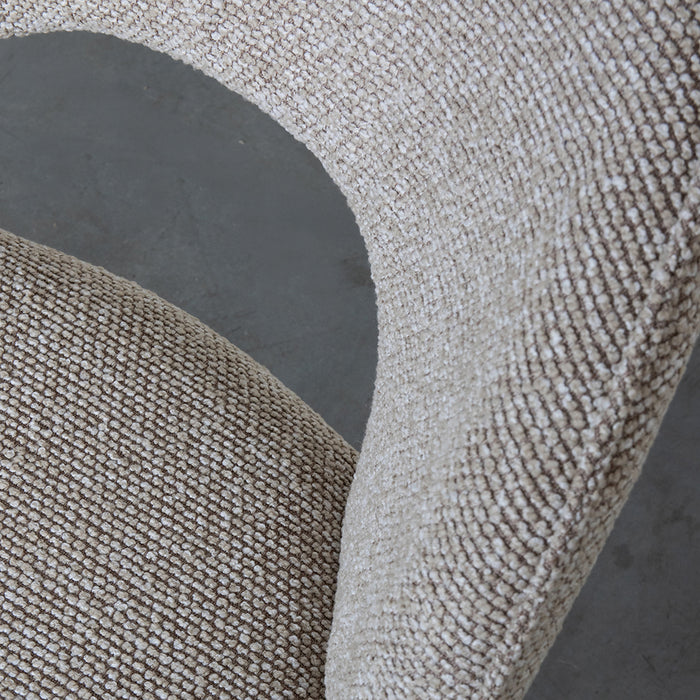 LABEL51 Eetkamerstoel Sakura Bouclé Mushroom