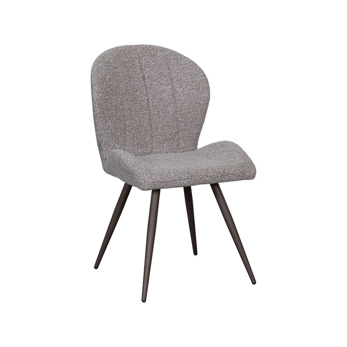 LABEL51 Eetkamerstoel Sil Bouclé Mushroom