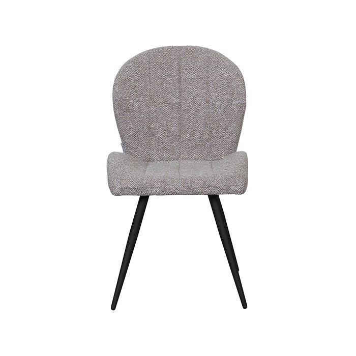 LABEL51 Eetkamerstoel Sil Bouclé Mushroom