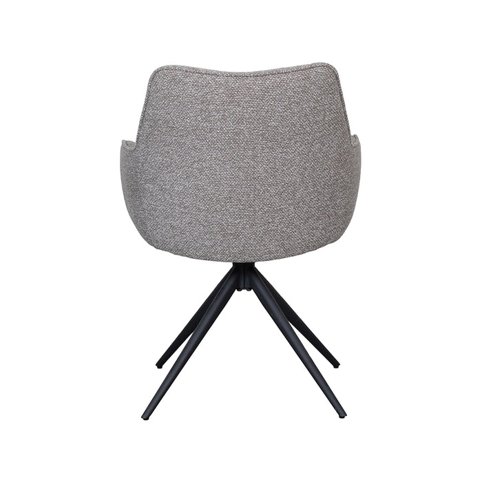 LABEL51 Eetkamerstoel Sawa Bouclé Mushroom