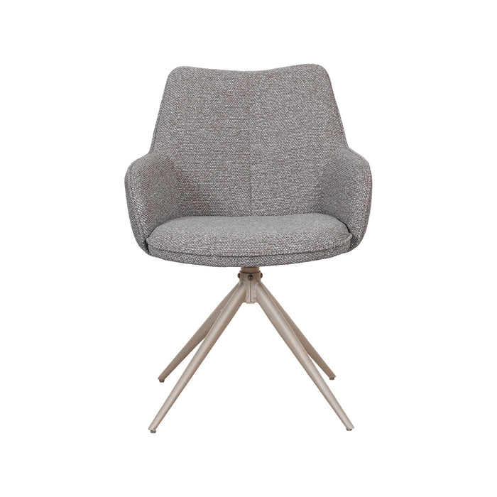 LABEL51 Eetkamerstoel Sawa Bouclé Mushroom