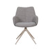 LABEL51 Eetkamerstoel Sawa Bouclé Mushroom