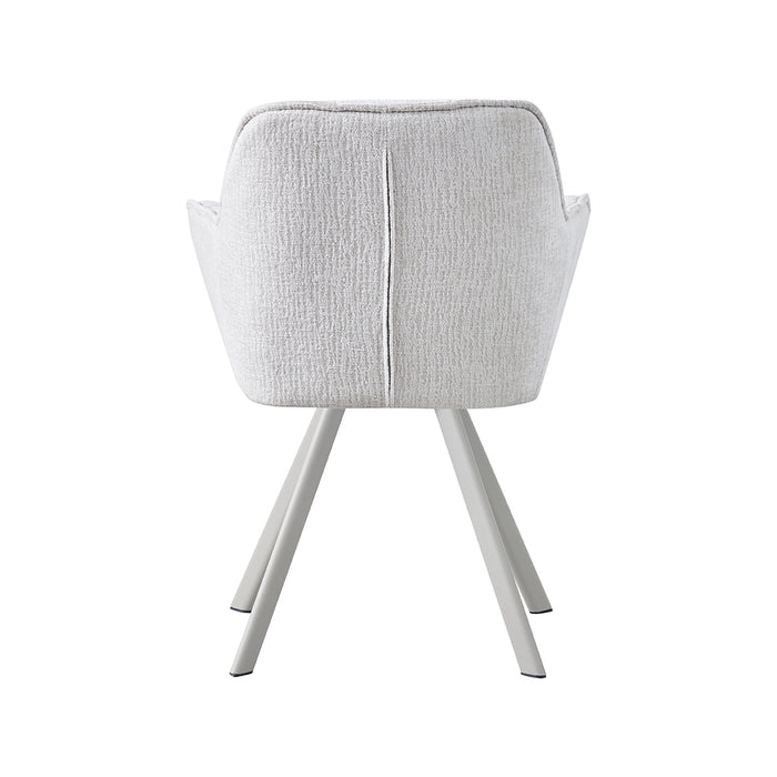 LABEL51 Eetkamerstoel Riley Geweven Beige