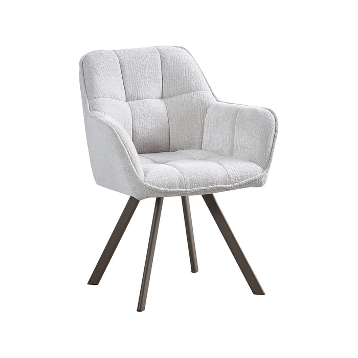 LABEL51 Eetkamerstoel Riley Geweven Beige