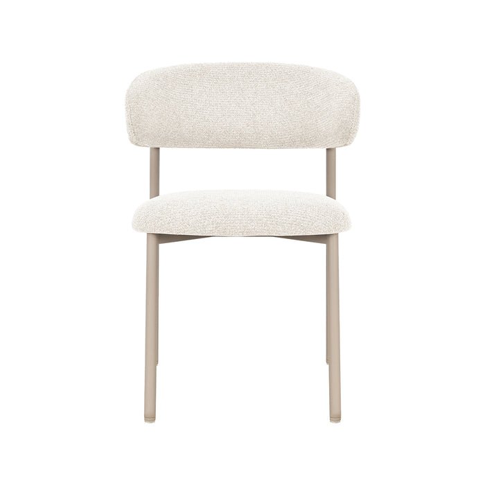 LABEL51 Eetkamerstoel Kaito Geweven Beige