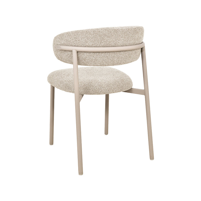 LABEL51 Eetkamerstoel Kaito Geweven Beige
