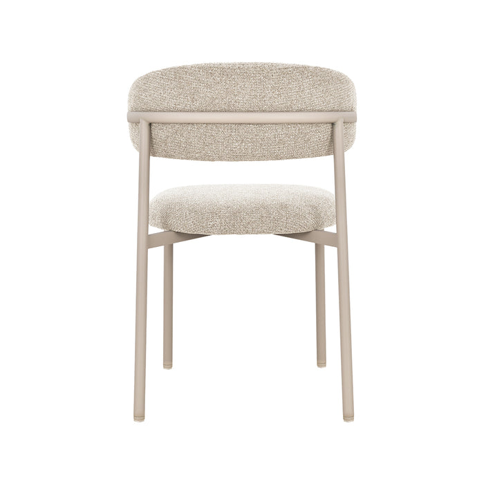 LABEL51 Eetkamerstoel Kaito Geweven Beige