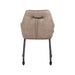 LABEL51 Eetkamerstoel Lenny - Taupe - Micro Suede