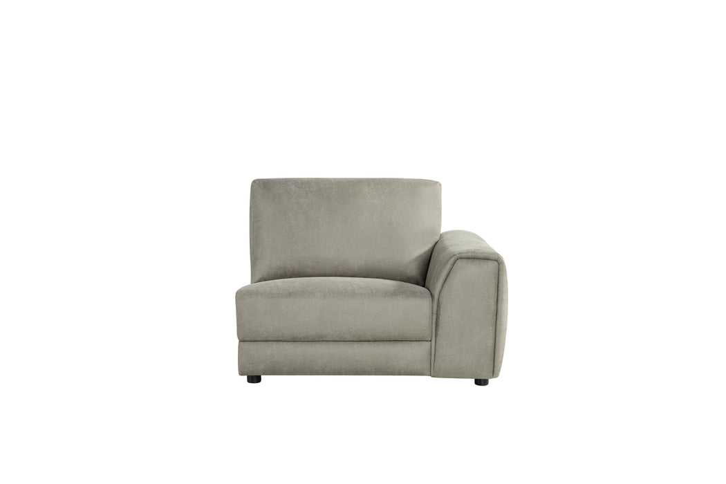 1-Zitsbank Tivoli PU-Leder Beige Rechts Taupe, hoofdfoto