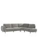 LABEL51 Hoekbank Milano Chenille Beige Rechts