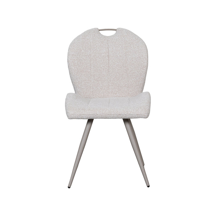 LABEL51 Eetkamerstoel Silly Bouclé Beige