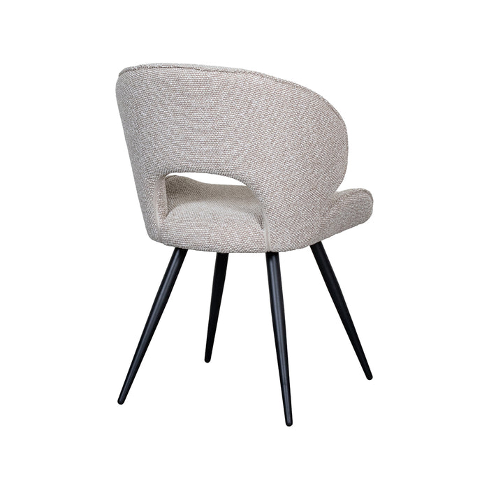LABEL51 Eetkamerstoel Sakura Bouclé Beige