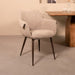 LABEL51 Eetkamerstoel Mirai Bouclé Mushroom