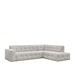 LABEL51 Hoekbank Lorenzo Chenille Beige Rechts