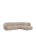 LABEL51 Hoekbank Matteo Fluweel Beige Rechts