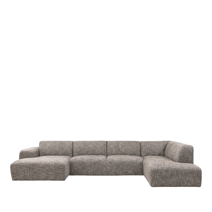 LABEL51 Hoekbank Verona Geweven Beige Rechts