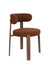 Eetkamerstoel Robyn Dining Chair Polyester, Metaal Bruin, productafbeelding