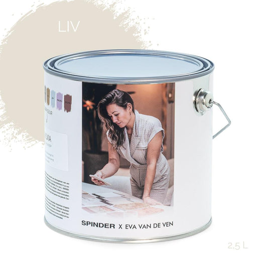 x Eva van de Ven - 2,5L Matte Muurverf - Liv Spinder Design-Verf-Spinder