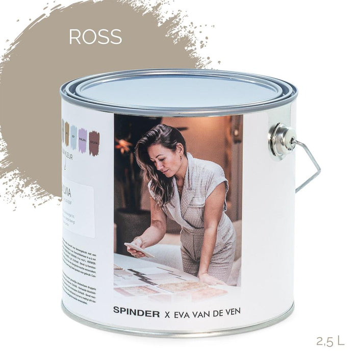 x Eva van de Ven - 2,5L Matte Muurverf - Ross Spinder Design-Verf-Spinder