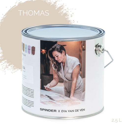 x Eva van de Ven - 2,5L Matte Muurverf - Thomas Spinder Design-Verf-Spinder