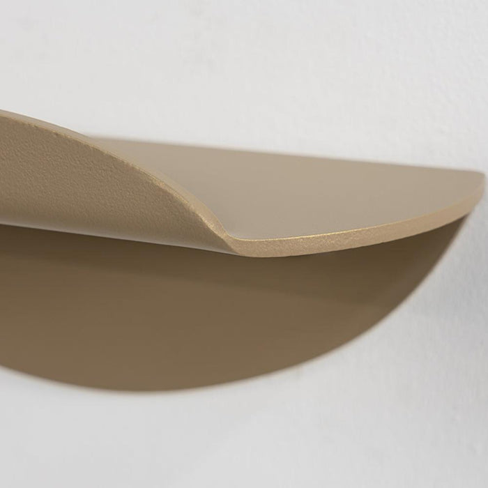 x Eva van de Ven - PIPA Bottom Wandplank - Champagne Spinder Design-Spiegels-Spinder