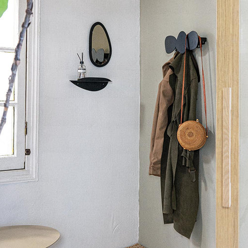 x Eva van de Ven - TUMULO small Wandkapstok - Zwart Spinder Design-Kapstokken-Spinder