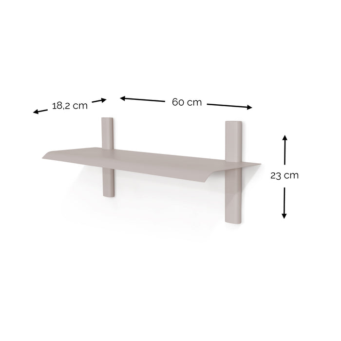 x OnMateria - HOLA 2 Wandplank - Silky Taupe Spinder Design-Wandplanken-Spinder